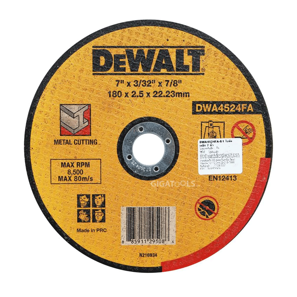 Dewalt DWA4524FAIA-B1 Cutting Disc 7 Dewalt DWA4524FAIA-B1 Cutting Disc 7